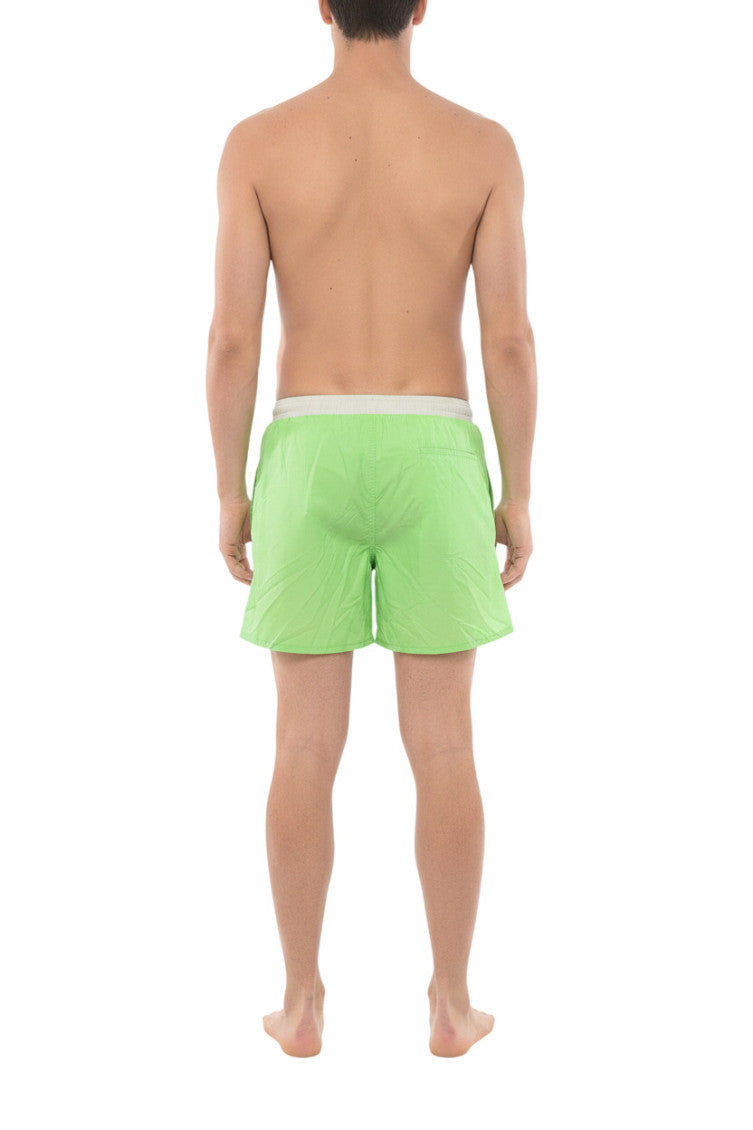 Green Drawstring Swim Shorts 2