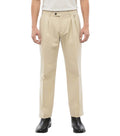 Beige Pleated Trousers 1