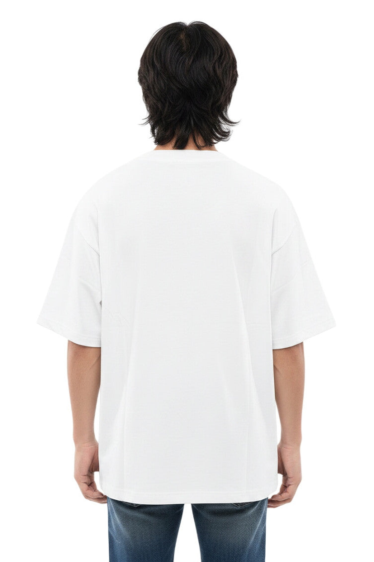 White Graphic Print T-Shirt 2