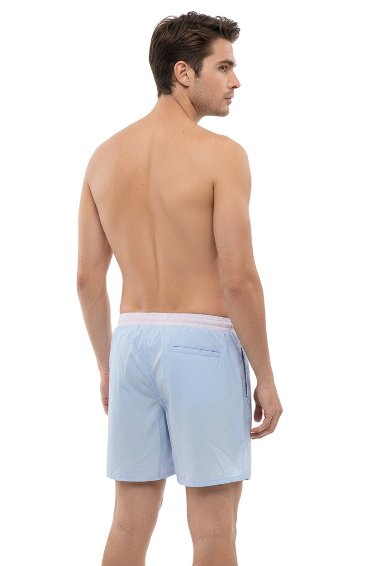 Light Blue Logo Swim Shorts 2