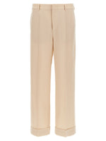 Beige Wool Pants 1