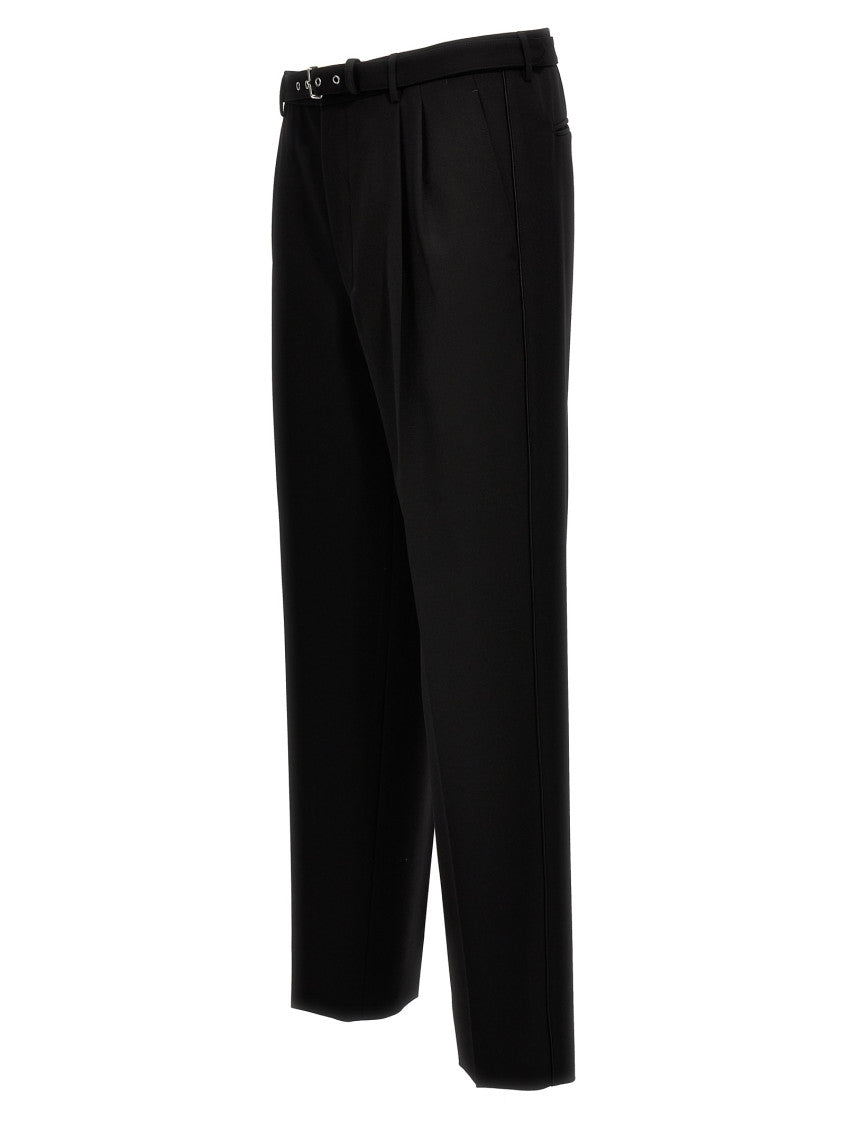 Black Wool tailored trousers 3