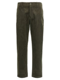 Green Classic Straight Pants 1
