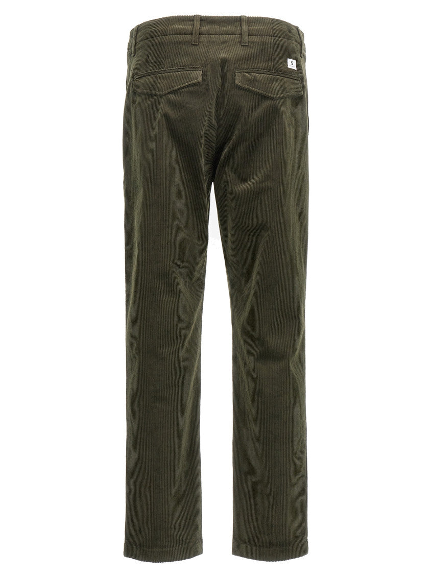 Green Classic Straight Pants 2