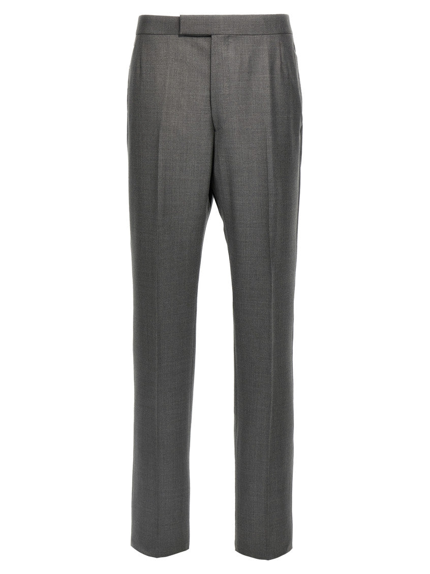 Grey Classic Narrow Fit Pants 1