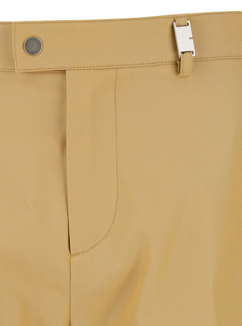 Beige Cotton trousers 3