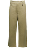 Beige Wide-Leg Pants 1