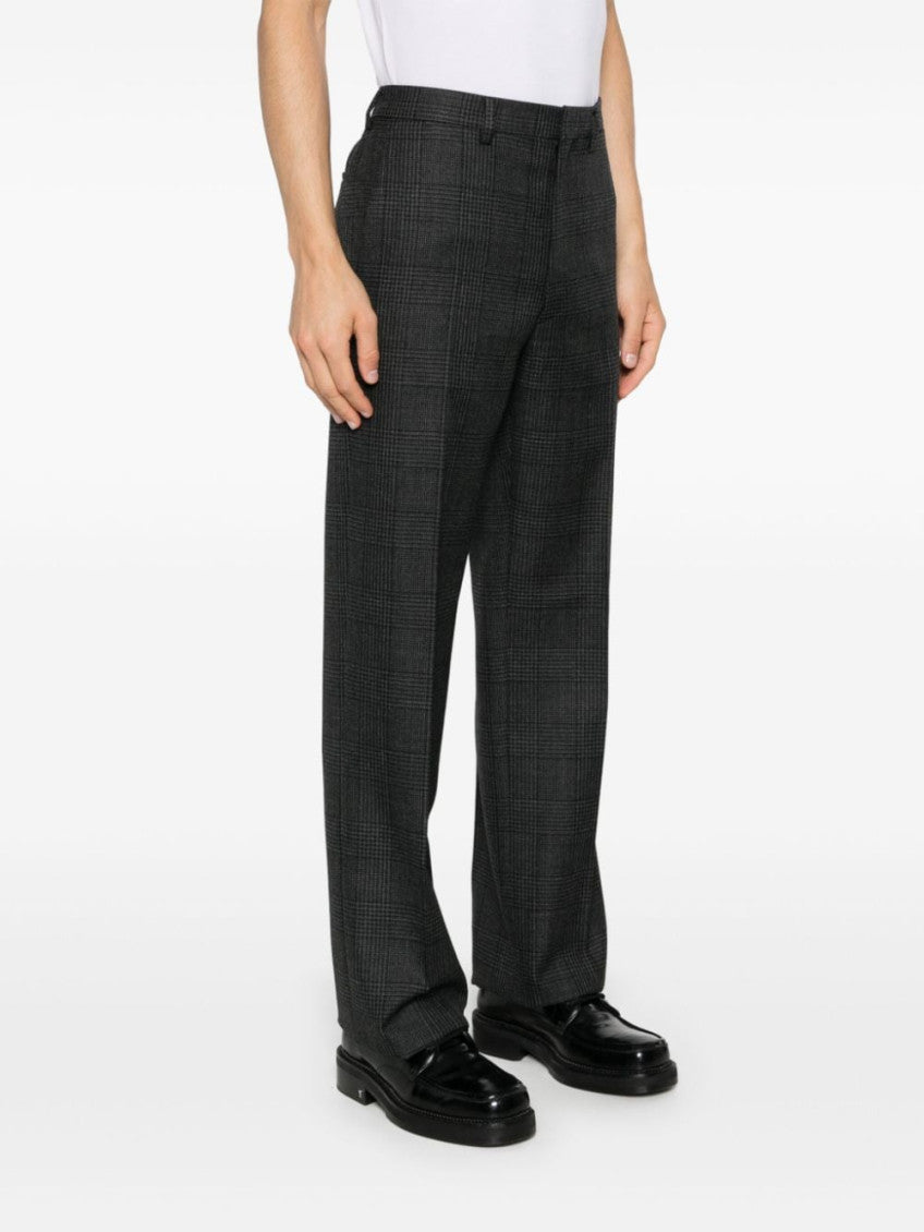 Dark Grey Cotton Trousers 3