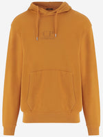 Orange Embroidery Logo Hoodie 1