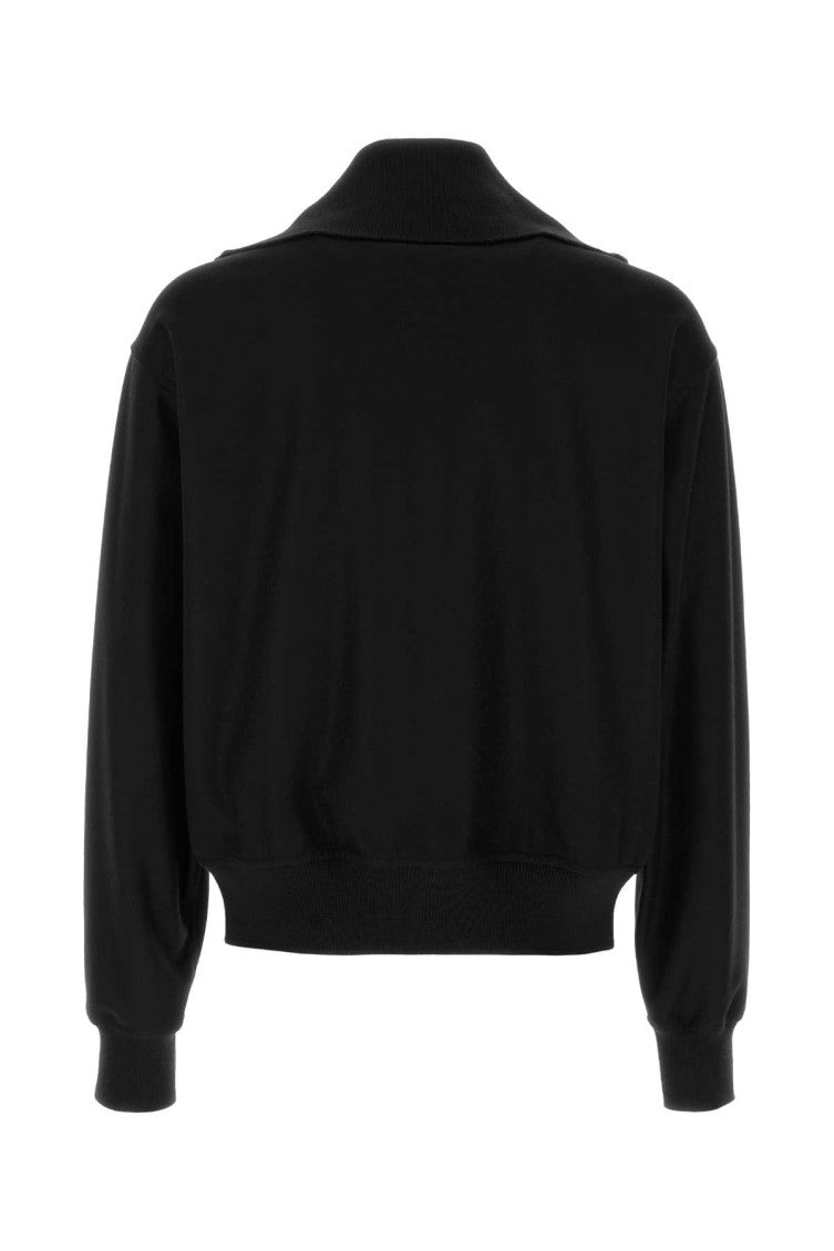 Black Zip-Up Sweatshirt 2