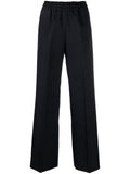 Navy Blue High Waist Trousers 1