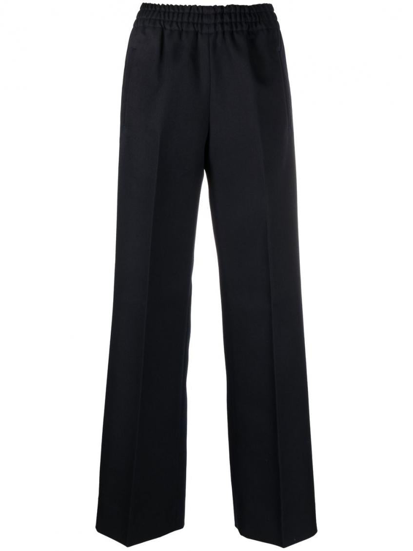 Navy Blue High Waist Trousers 2