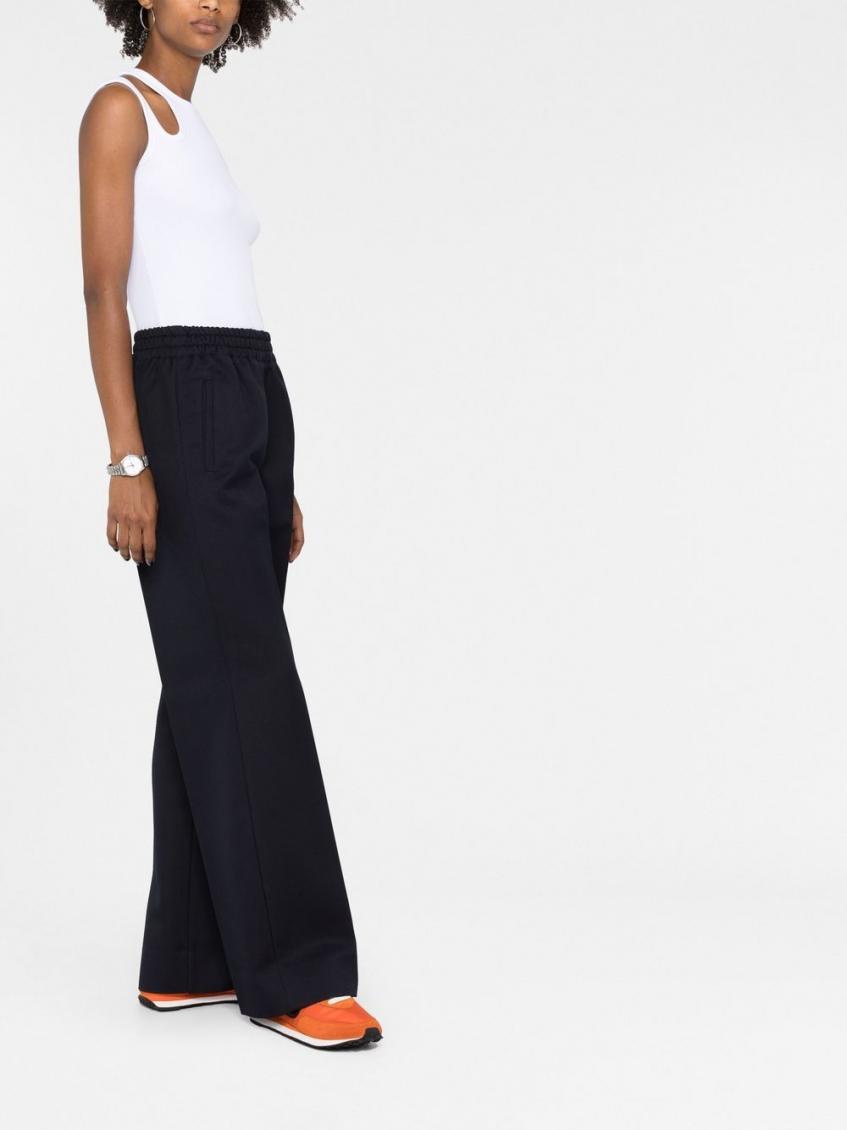 Navy Blue High Waist Trousers 5