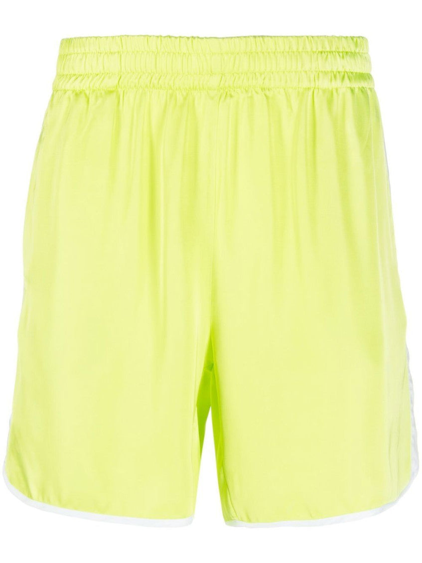 Light Green Track Shorts 1