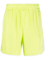 Light Green Track Shorts 1