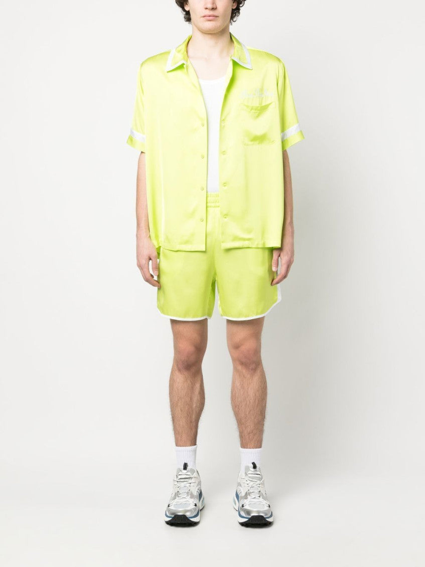 Light Green Track Shorts 2