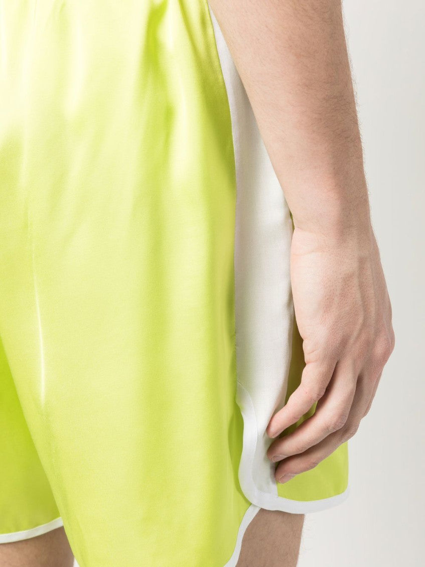 Light Green Track Shorts 3