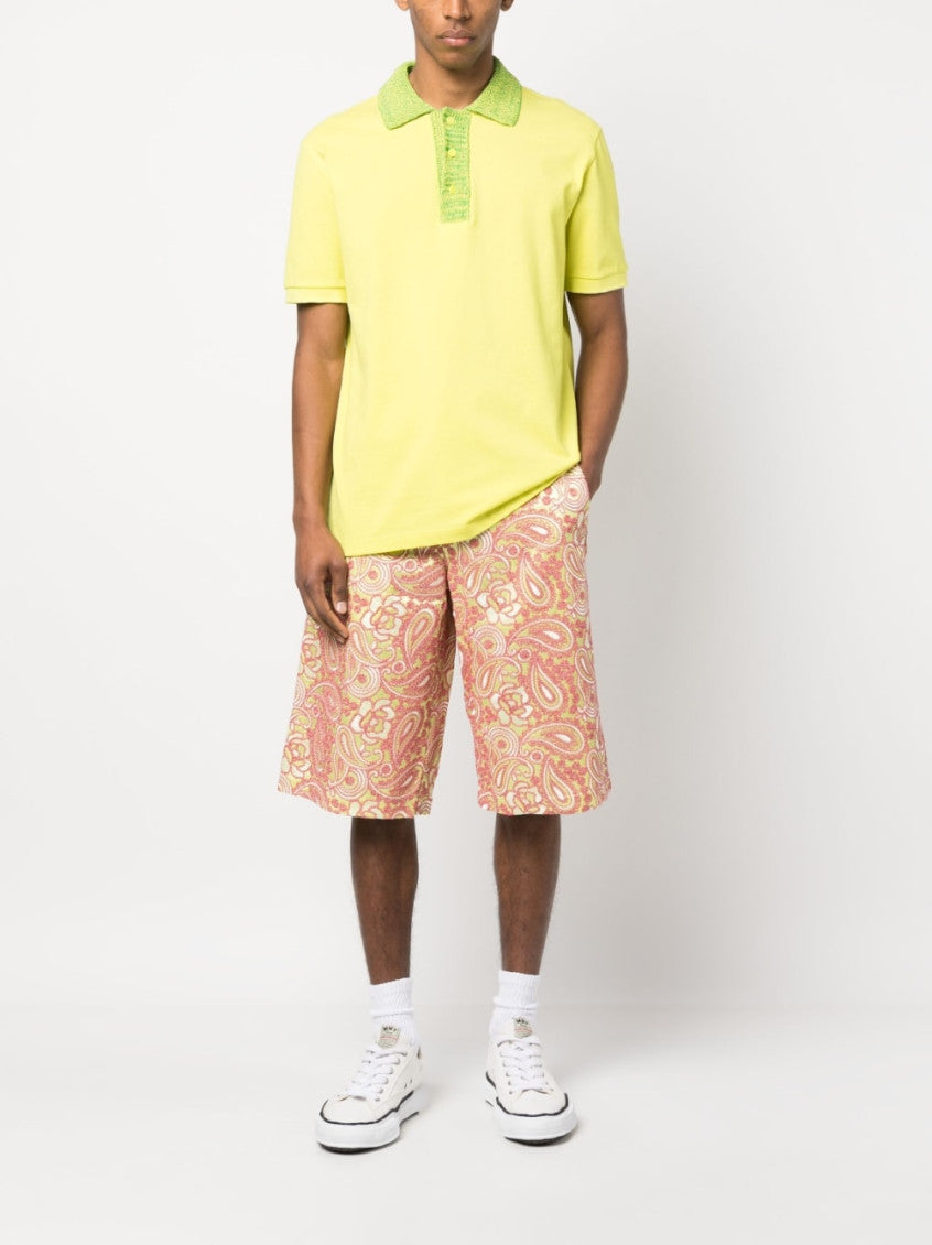 Multi color All Over Embroidered Shorts 3
