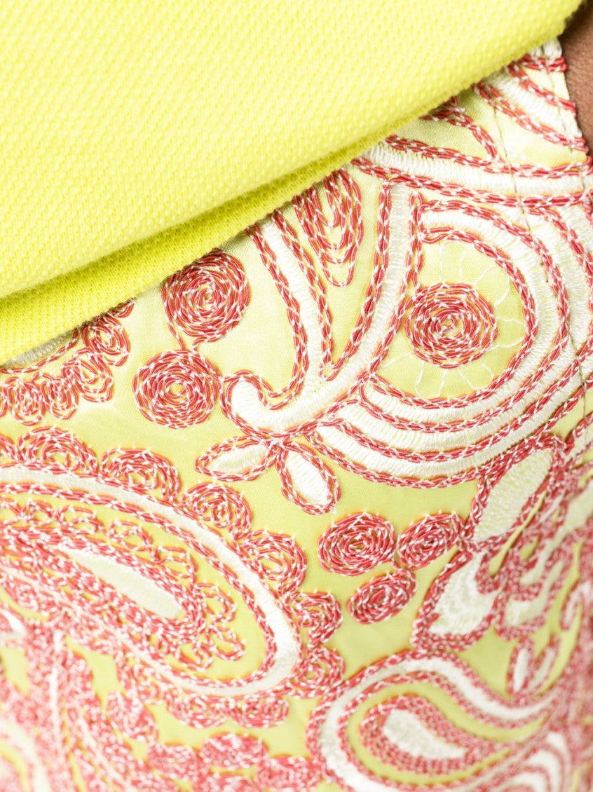 Multi color All Over Embroidered Shorts 5