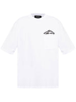 White Cotton Logo T-shirt 1