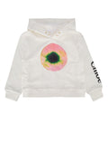 Girls White Cotton Hoodie 1