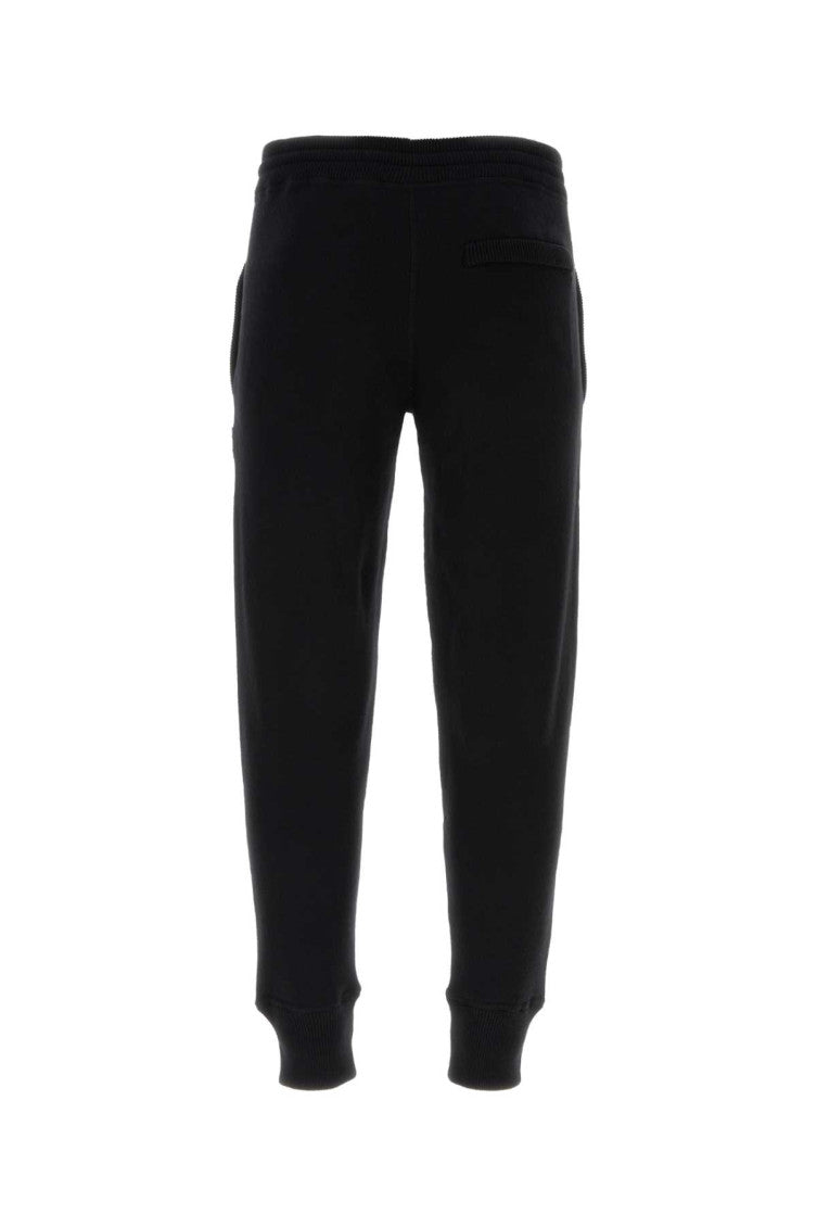 Black wool blend joggers 2