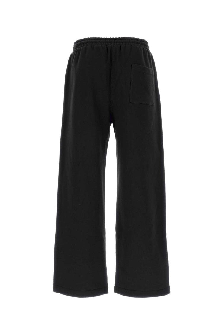 Black cotton joggers 2