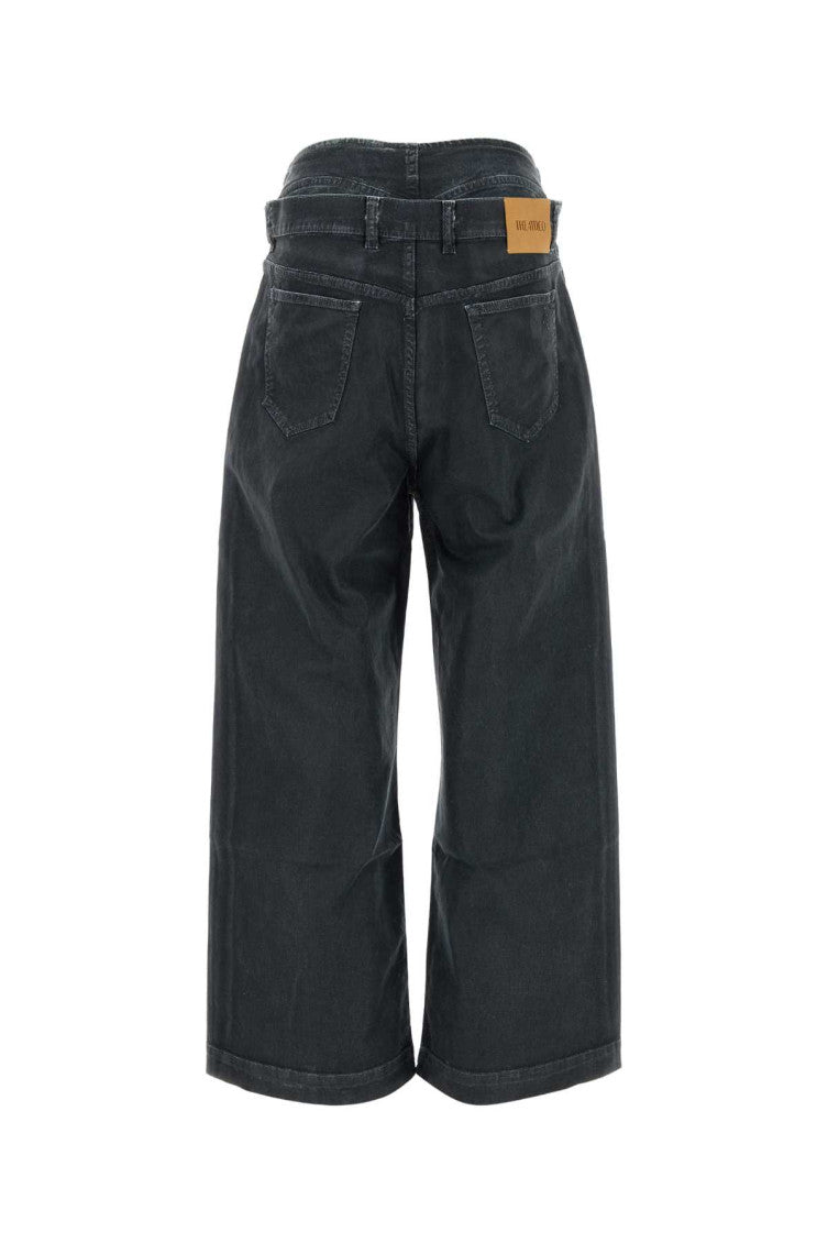 Slate Stretch Denim Wide-leg Jeans 2
