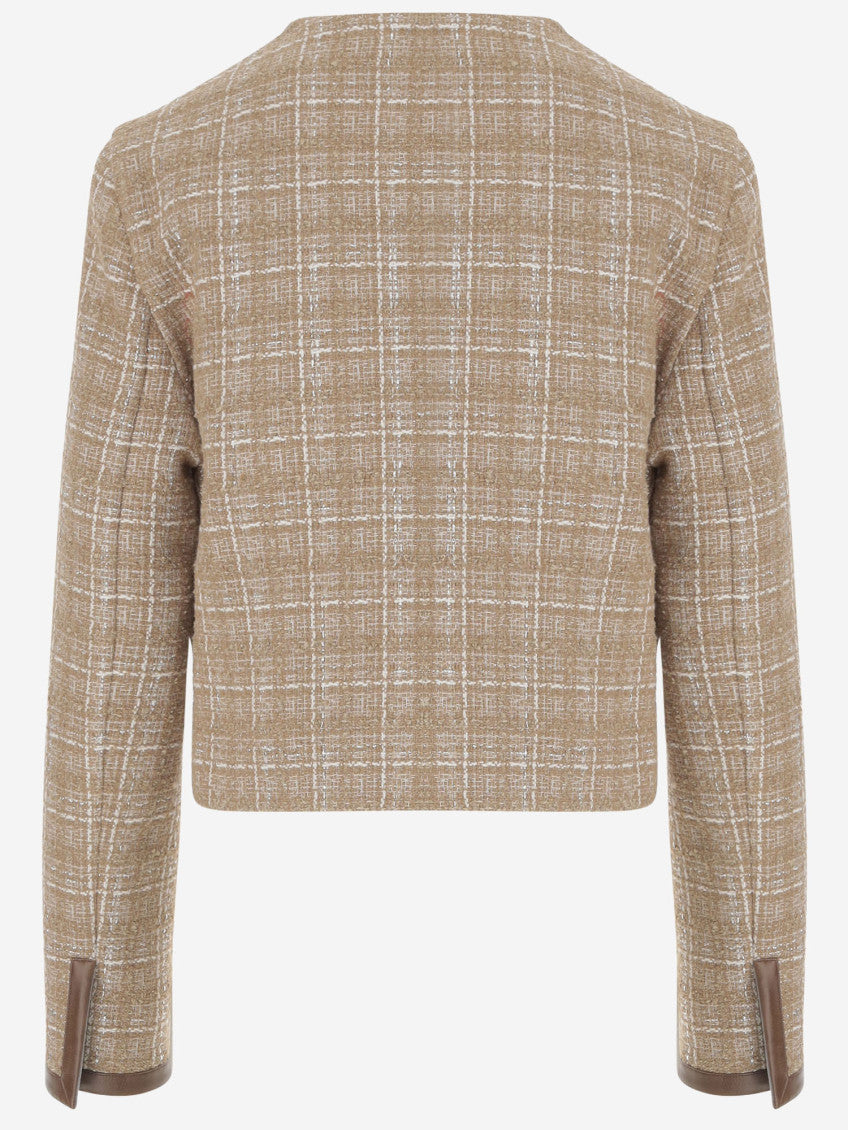 Beige Checked Jacket 2