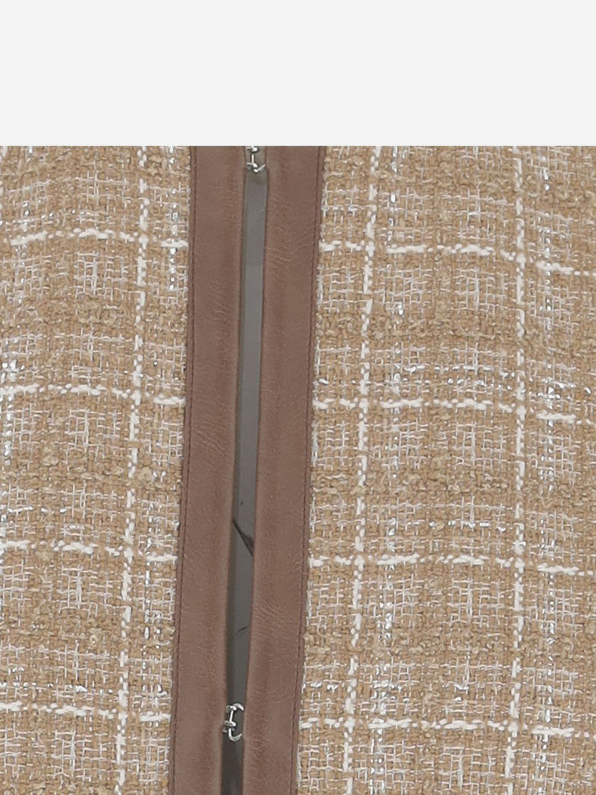 Beige Checked Jacket 3