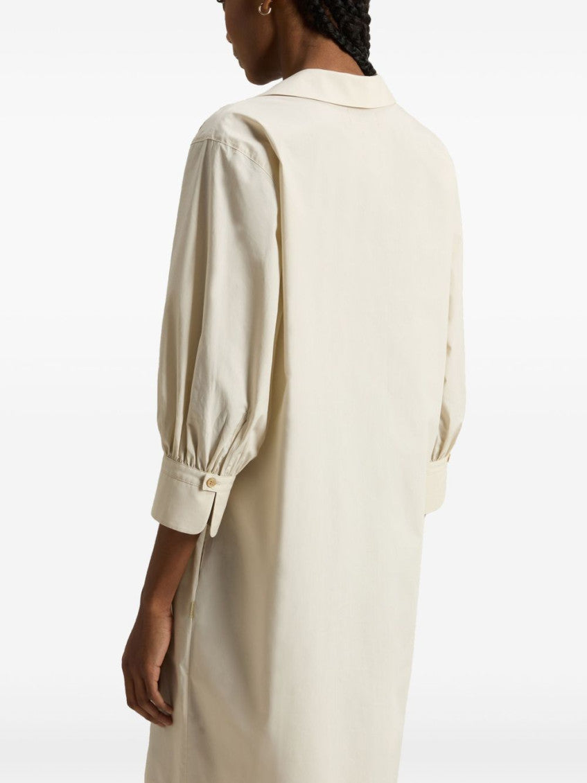 Beige Cotton tunic dress 2