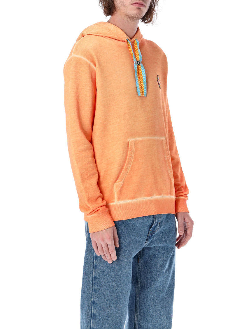 Orange Sunset Cross Drawstring Hoodie 2