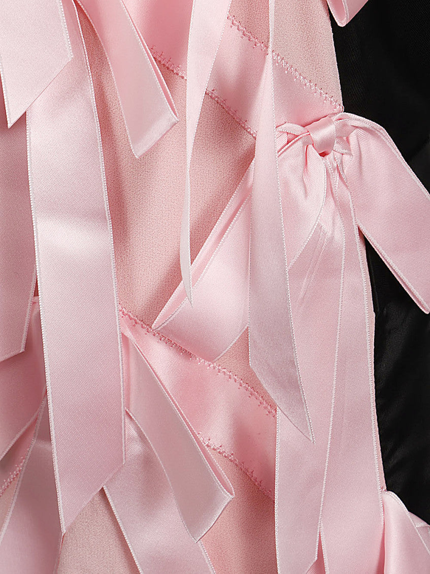 Pink Sablé Embroidered Dress 3