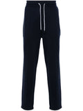 Blue Cotton blend sweatpants 1