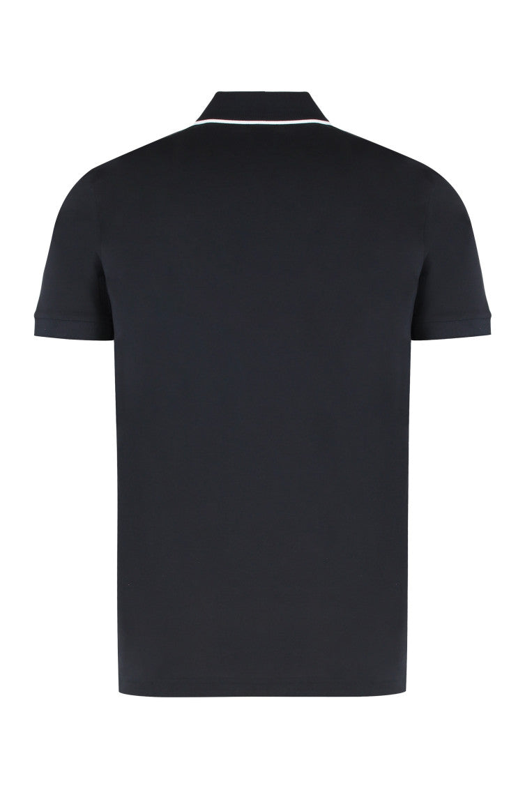 Blue Quarter Zip Logo Polo 2