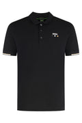 Black Contrast Trim Logo Polo 1