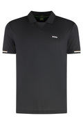 Black Stripe Trim Logo Polo 1