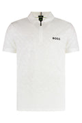 White Slim Fit Logo Polo 1