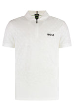 White Slim Fit Logo Polo 1