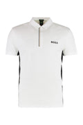 White Technical fabric polo shirt 1