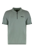 Green Half-Zip Logo Polo 1