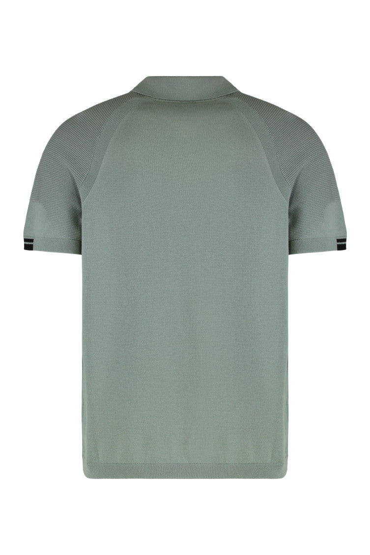 Green Half-Zip Logo Polo 2