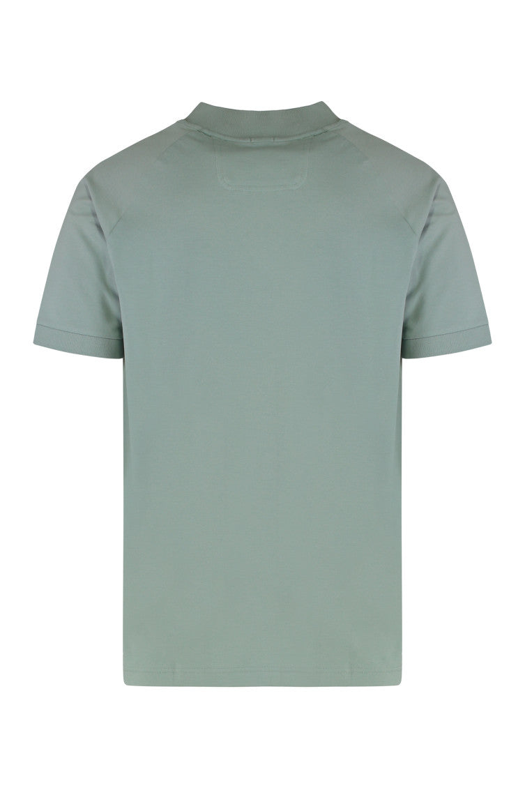 Green Half Zip Logo Polo 2