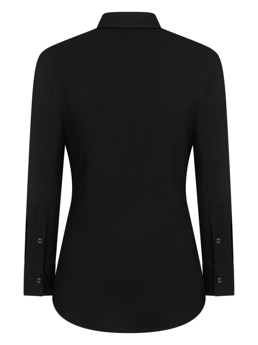 Black Star-applique Crystal-embellished Shirt 2