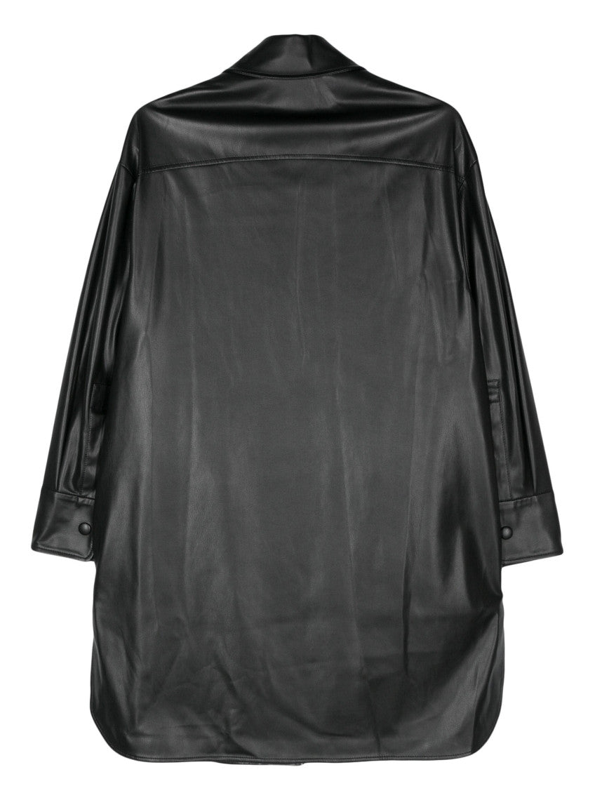 Black Leather Overshirt 2