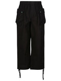 Black Cotton trousers 1