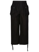 Black Cotton trousers 1
