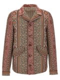 Multicolor Balmacaan neck overshirt 1