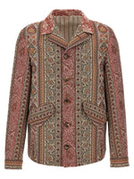Multicolor Balmacaan neck overshirt 1