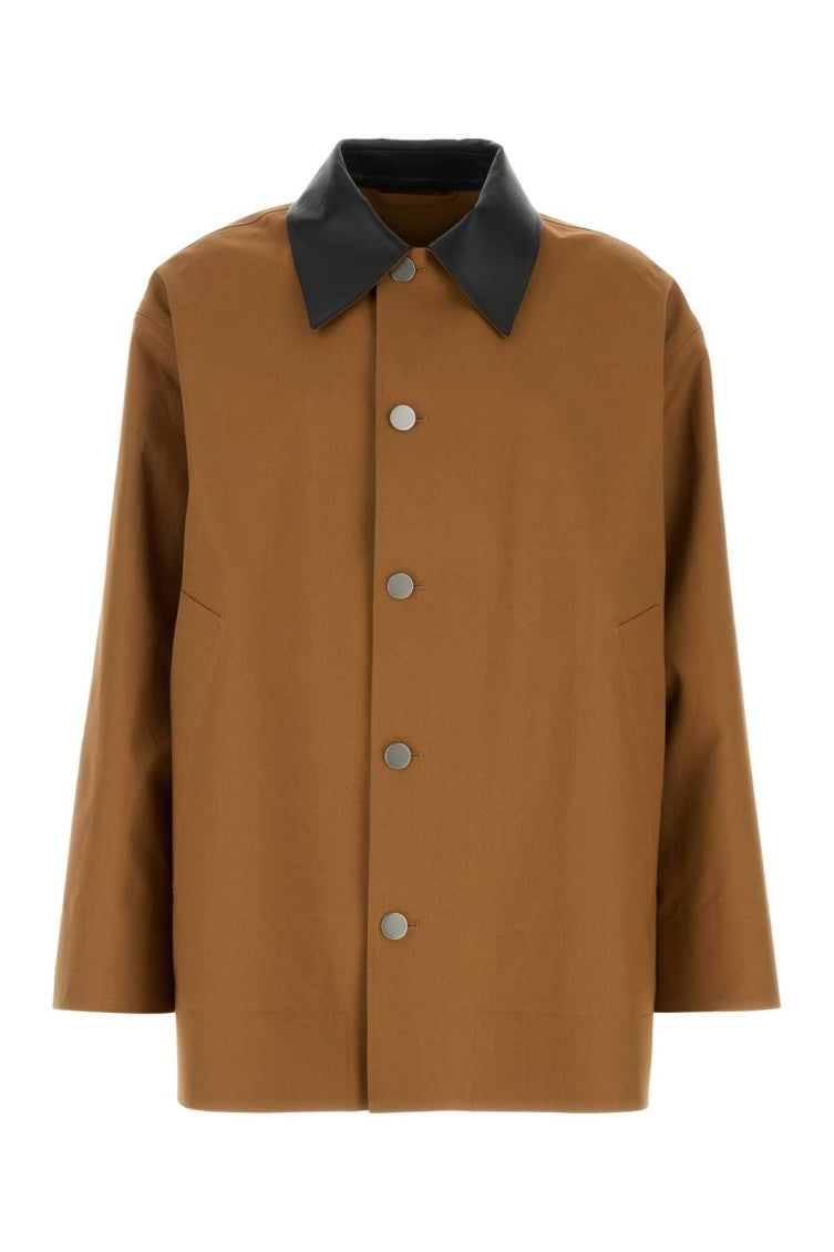 Caramel cotton trench coat  1
